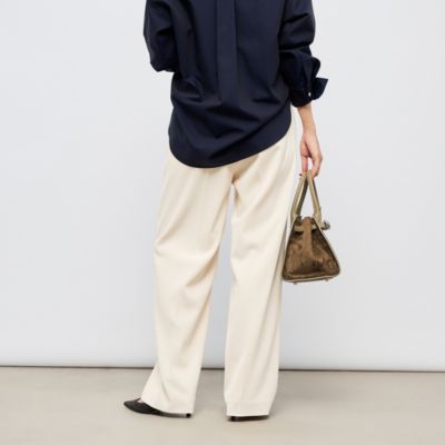 NOLLEY'S sophi(ノーリーズソフィー)のウォッシャブル強撚ツイルワイド