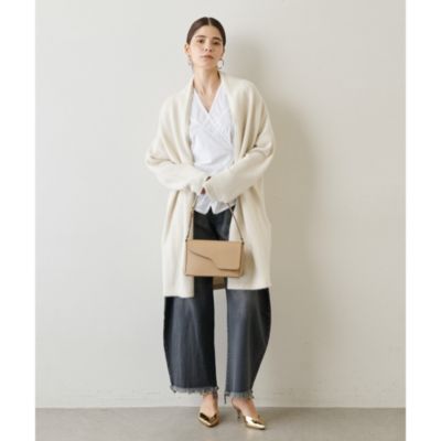 美品Whim Gazetteウィムガゼットふんわりファーロングカーディガン♪. Whim Gazette(ウィム ガゼット)のファーロングカーディガン通販