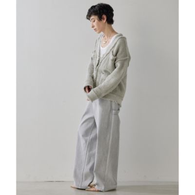 Whim Gazette(ウィム ガゼット)のTWEEDYニットジャケット2通販