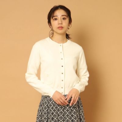 DRESSTERIOR(Ladies)(ドレステリア：レディース)の【CLASSY.5月号掲載】ウォッシャブルコットンカシミヤカーディガン通販 |  集英社HAPPY PLUS STORE