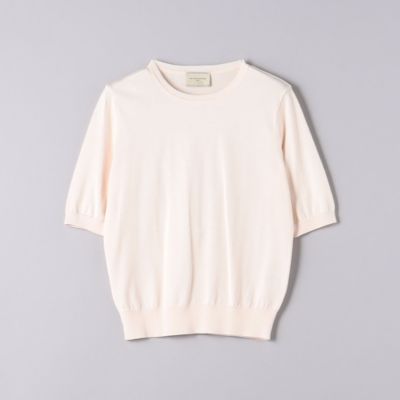 UNITED ARROWS(ユナイテッドアローズ)のコットンシルク 18G ショート