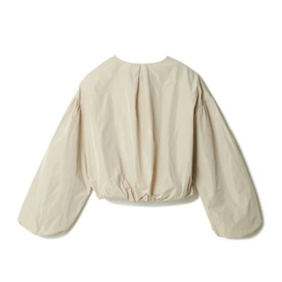 E by eclat(イーバイエクラ)のメモリータフタノーカラーブルゾン通販