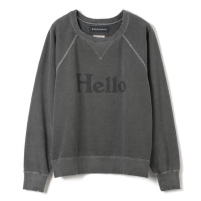 MADISONBLUE(マディソンブルー)のVINTAGE HELLO SWEAT L／S URAKE DYED