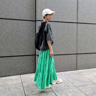 クチュールドアダム ティアードロングスカート 38 徳原文子×COUTURE D'ADAM(徳原文子×クチュール ド アダム)の