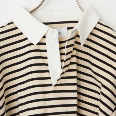 12closet(トゥエルブクローゼット)の【洗える】ラガーシャツ風トップス