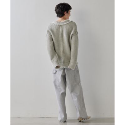 Whim Gazette(ウィム ガゼット)のTWEEDYニットジャケット2通販