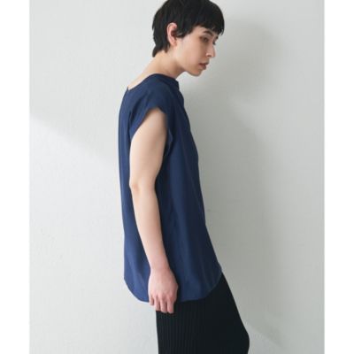 Whim Gazette(ウィム ガゼット)のサテンワッシャーノースリーブ