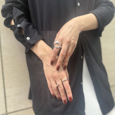 ASAMI FUJIKAWA ダブルリング ASAMI FUJIKAWA - RING 2201004 GOLD / リング / 箱付き