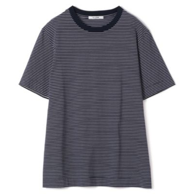 SLOANE(スローン)の72／2コットン天竺 マイクロボーダーTシャツ通販