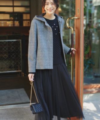 組曲 S(クミキョク エス)の2WAYショートビーバー フーテッドコート通販