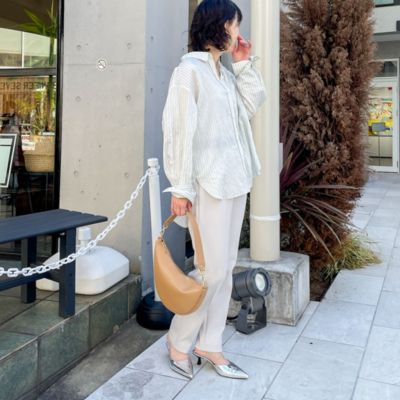 ノーリーズソフィ 2025SS今期完売品タンブラーストライプ3WAYシャツ ノーリーズソフィー NOLLEY'S sophi タンブラーストライプ3WAY