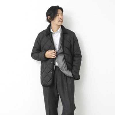 パメオポーズ　QUILTED　完売品　入手困難　厚底　EU38　キルティング XSSML-25AW-BL02]XS.S.M.L(サイズ) キルトジャケット Garment Dyed