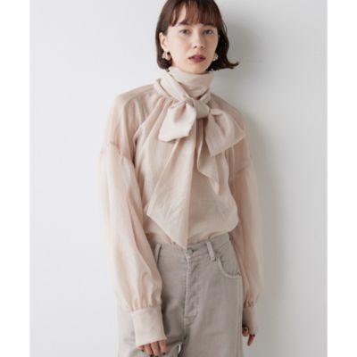 Whim Gazette(ウィム ガゼット)のオーガンザボウブラウス通販 | 集英社