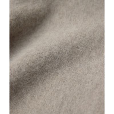 ウィムガゼット　フォックスウールVネックプルオーバー　モカ Whim Gazette(ウィム ガゼット)のフォックスウール Vネックプル