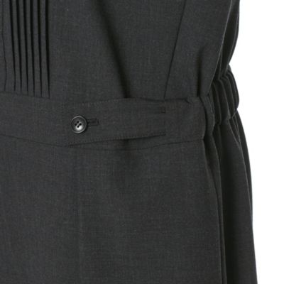 極美品 23SS デパリエ×エクラ サマーウールコンビネゾン オールインワン 極美品 23SS デパリエ×エクラ サマーウールコンビネゾン