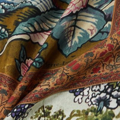 pierre-louis mascia 美品大判ストール 買う価値ありの名品小物「Pierre-Louis Mascia」シルクストール