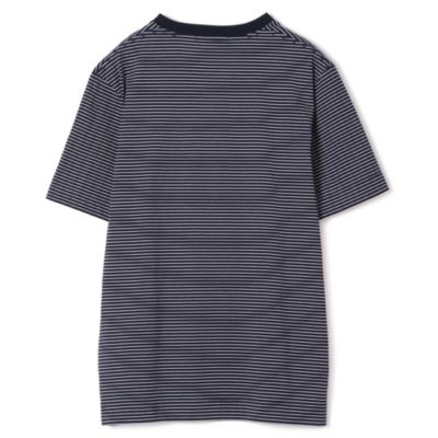 SLOANE(スローン)の72／2コットン天竺 マイクロボーダーTシャツ通販