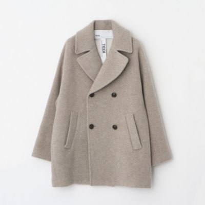 TICCA ティッカ 2025 ピーコート 【美品】ブラウン TICCA(ティッカ)の