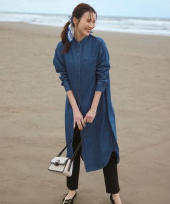 23区(ニジュウサンク)の【SLOW/洗える】SLOW DENIM タイトストレート