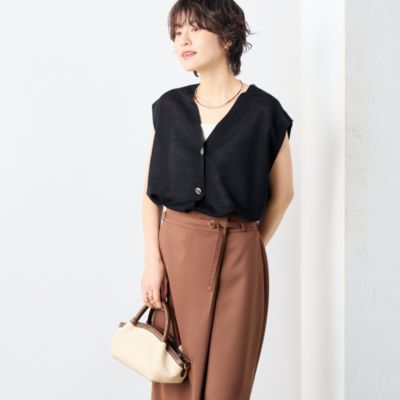 ノーリーズ　NOLLEY'S ドライタッチ肩タックベスト　ブラック 楽天市場】《手洗い可能》ドライタッチ肩タックベスト