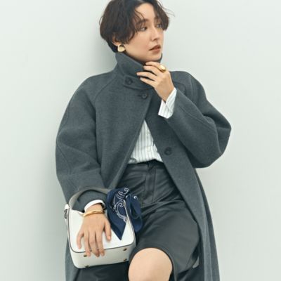 BUFFALO BOBS ハーフコート　ステンカラー　未使用品　Sサイズ グレー BUFFALO BOBS ハーフコート ステンカラー 未使用品 Sサイズ グレー