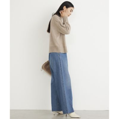 Whim Gazette(ウィム ガゼット)のウールミドルクルーニット通販