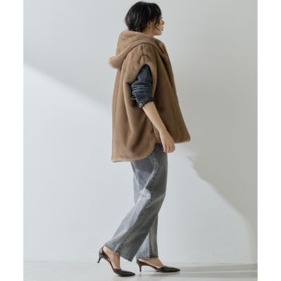 Whim Gazette(ウィム ガゼット)のミンクフェイクファーブルゾン通販