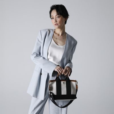 TOPKAPI(トプカピ)のスコッチグレイン ネオレザー ミニ トート バッグ 