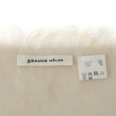 ASAUCE MELER(アソースメレ)のリネンモダールシルクメランジュソリッド