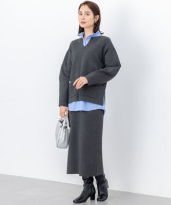 組曲(クミキョク)の【加藤ローサさん着用 / 前後着用可】コットン