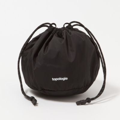 topologie キルティングバッグ 中型 黒(ストラップ付き) topologie キルティングバッグ 中型 黒(ストラップ付き)