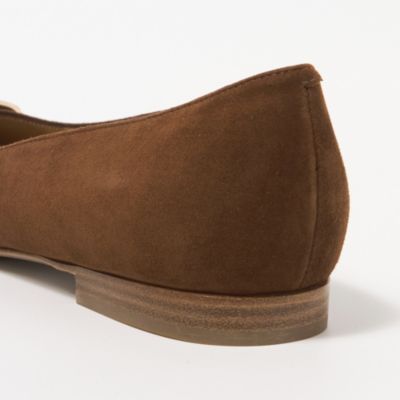 PELLICO ブラウン スエード フラットシューズ PELLICO(ペリーコ)のGOLD SUEDE通販 | 集英社HAPPY PLUS STORE