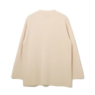 three dots×eclat(スリードッツ×エクラ)のニットジャケット通販