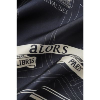 aLORS(アロー)のFoulard Ex-libris Paris x aLORS -une collaboration