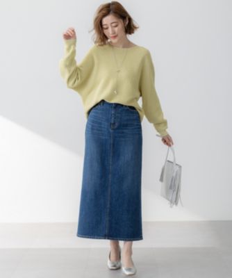 Oggi掲載 洗える 23区DENIM ストレッチ デニムスカート 40サイズ Oggi掲載 洗える 23区DENIM ストレッチ デニムスカート 40サイズ