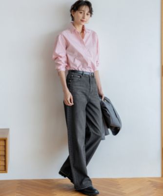 【水色様】25年商品CANCLINIデザインシャツ 40 ホワイト滝沢眞規子さん trim_ofcrs_item2895171487de11f
