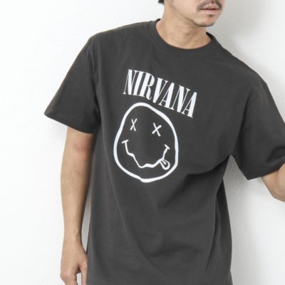 NOLLEY'S goodman(ノーリーズグッドマン)の【Good Rock Speed/グッドロックスピード】NIRVANA / ニルヴァーナ /  別注プリントTシャツ通販 | 集英社HAPPY PLUS STORE