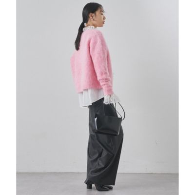 Whim Gazette(ウィム ガゼット)のスーリーアルパカクルーネックプル