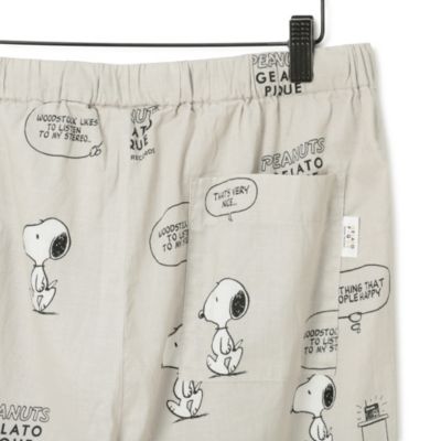 Gelato Pique ジェラート ピケ の Snoopy Homme ロングパンツ通販 集英社happy Plus Store