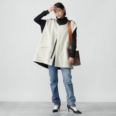 ベスト ジレ VACHEMENT × Firsthand/ヴァシュモン 別注 リサイクルシェルタフタ × ボアベスト / VH-20-805 レディー VACHEMENT ベスト ジレ × Firsthand/ヴァシュモン 別注
