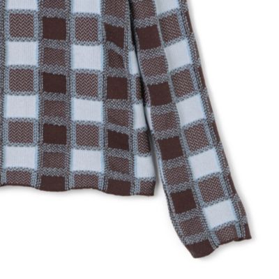 ODAKHA plaid turtlenecked sweater