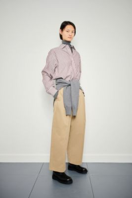 Studio Nicholson メリノウール ニットポロ STUDIO NICHOLSON スタジオ ニコルソン メルトン ウール バック