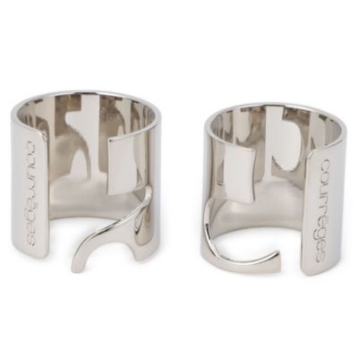 COURREGES DOUBLE AC METAL RING