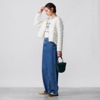 FRENGE TWEED JACKET | ADAWAS (Women