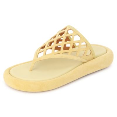 【美品】PIPPICHIC HANAKOダブルストラップスライドサンダル PIPPICHIC(ピッピシック)のHANAKO pineapple 16通販 | 集英社