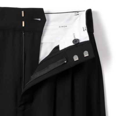 CINOH(チノ)のWOOL TWO TUCK PANTS通販 | 集英社HAPPY PLUS STORE