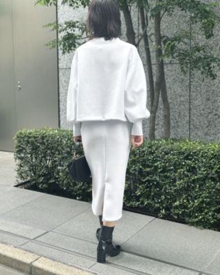 ウィムガゼットダンボールスカート36オフホワイト ダンボールスカート | Whim Gazette(ウィム ガゼット)レディース