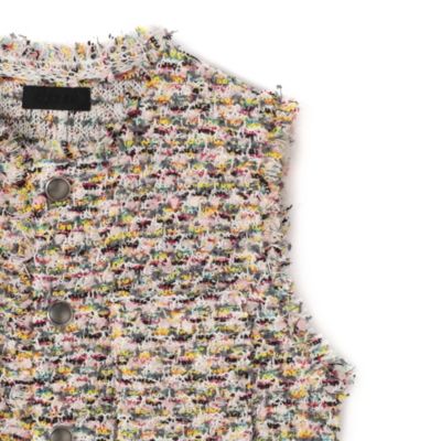 COOHEM(コーヘン)のKASURI MIX TWEED V／T通販 | 集英社HAPPY PLUS STORE