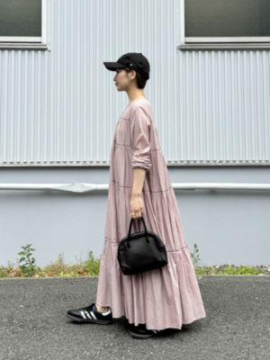ne Quittez pas(ヌキテパ)のCOTTON VOILE TIERED MAXI DRESS通販