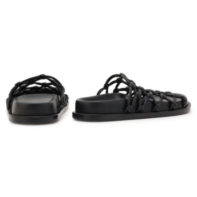 JIL SANDER ブラックサンダル 編み込みデザイン JIL SANDER(ジル サンダー)のSANDAL通販 | 集英社HAPPY PLUS STORE